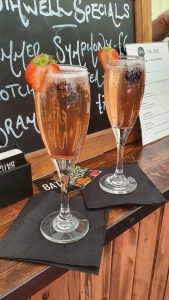 Meet me at Sunset tea & Prosecco cocktail at Southwell Music Festival
