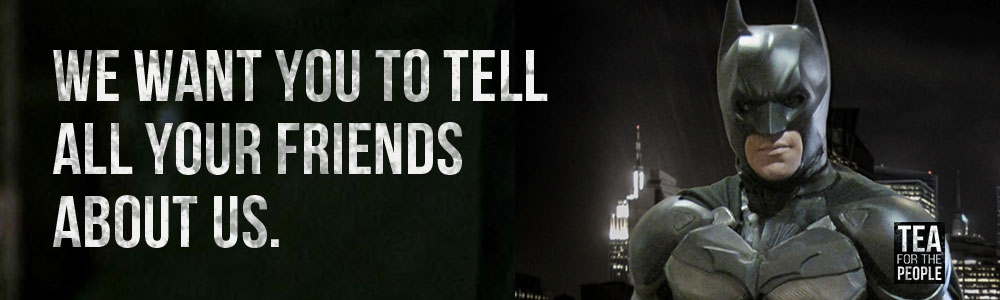 We want you to tell all your friends about us header image